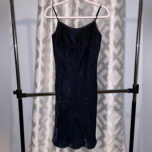 Vintage Shimmery Dark Purple Dress